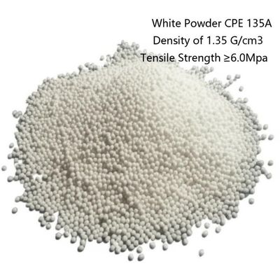 White Powder CPE 135A with Density of 1.35 G/cm3 and Tensile Strength ≥6.0Mpa