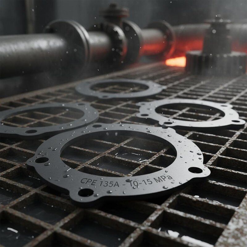 Gaskets utilizing Chlorinated Polyethylene Resin 135A offering Tensile Strength 10-15 MPa designed for performance in harsh environments