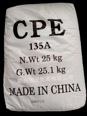 CPE 135A Хлорированная полиэтиленовая эластомерная смола с устойчивостью и низкой летучестью